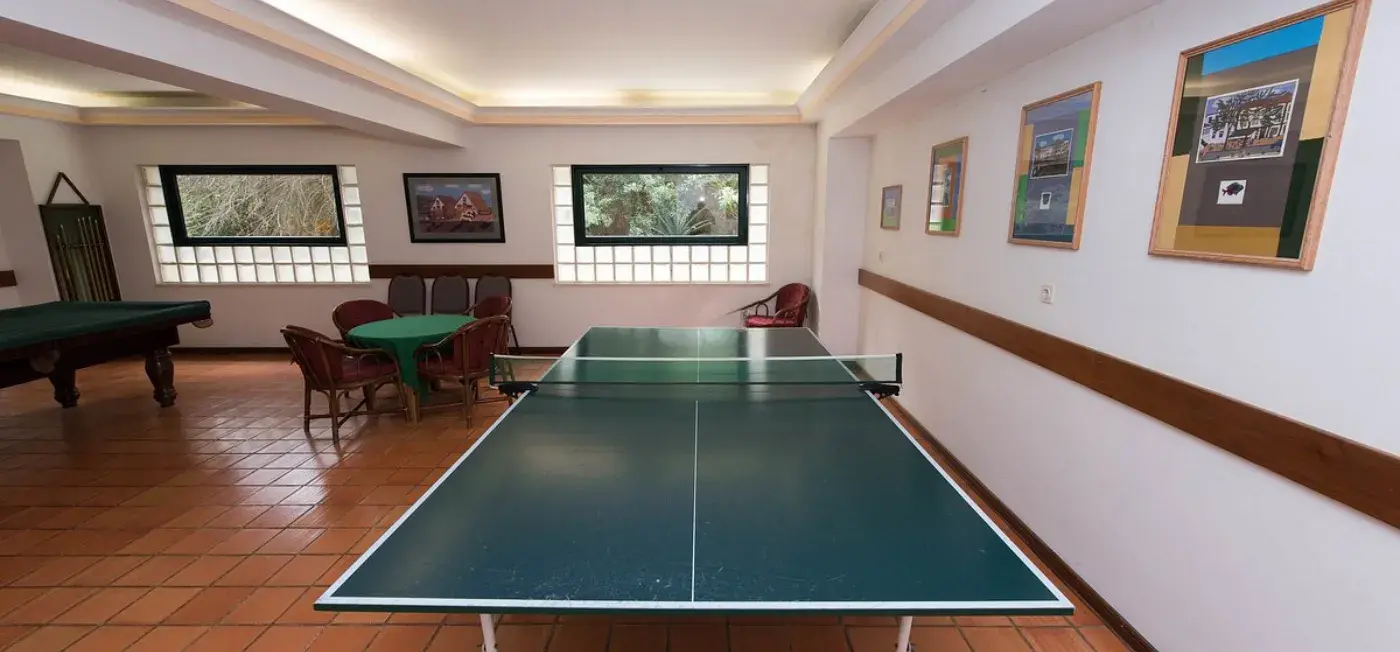 Ping Pong Table Game view of Hotel Jardim Atlantico Madeira, Portugal